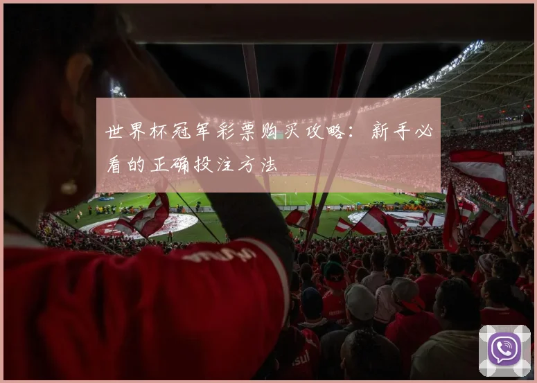 世界杯冠军彩票购买攻略：新手必看的正确投注方法