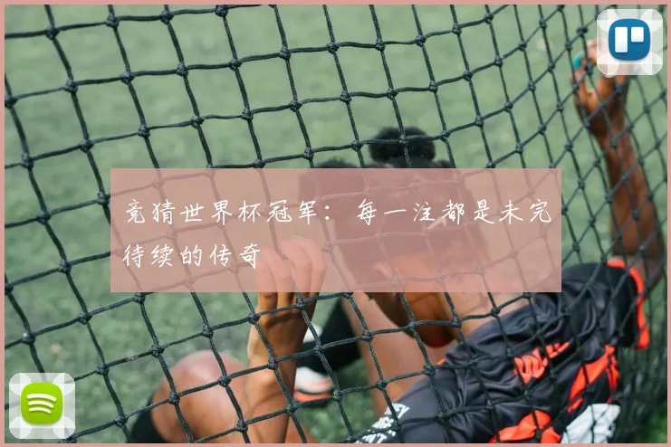 竞猜世界杯冠军：每一注都是未完待续的传奇